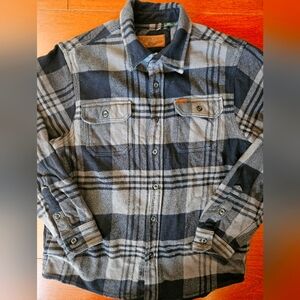 Orvis Black and Gray Casual Button Down Shirt